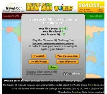 Travel challenge