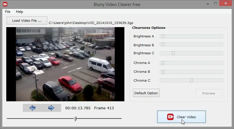 Video clearer