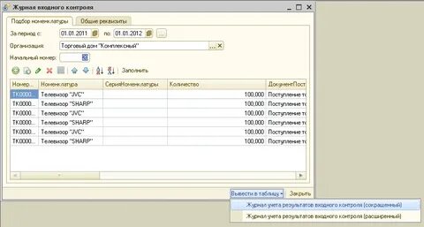 Контроль 1 предприятие