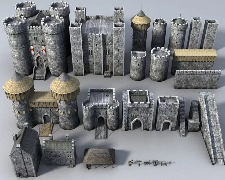 Castle 3D Model in Augmented Reality