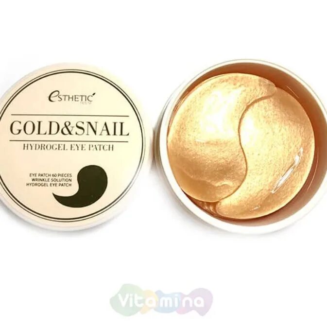 Патчи с улиткой. Esthetic house gold snail hydrogel eye patch. gold_snail hydrogel eye patch, 60 шт esthetic. [esthetic house] гидрогел. патчи д/ глаз золото/улитка gold&amp;snail hydrogel eyepatch. патчи гидрогелевые для глаз с улитки 60шт.