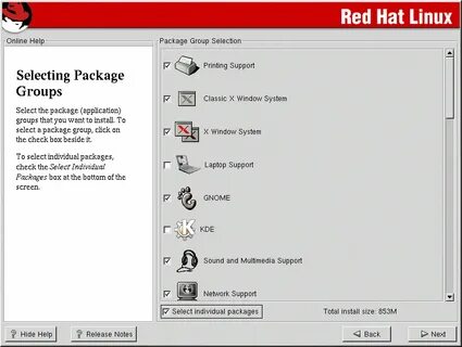 Установка red