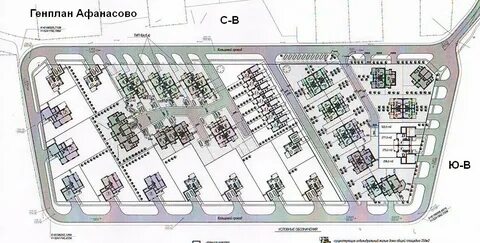 Блокированная застройка план