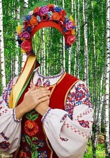 Фотошоп в национальном костюме