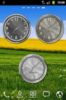 Где виджет часы