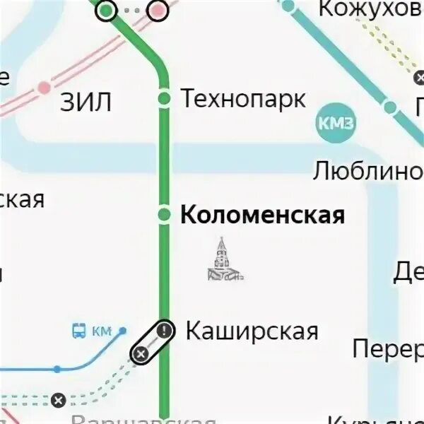 Коломенское какое метро