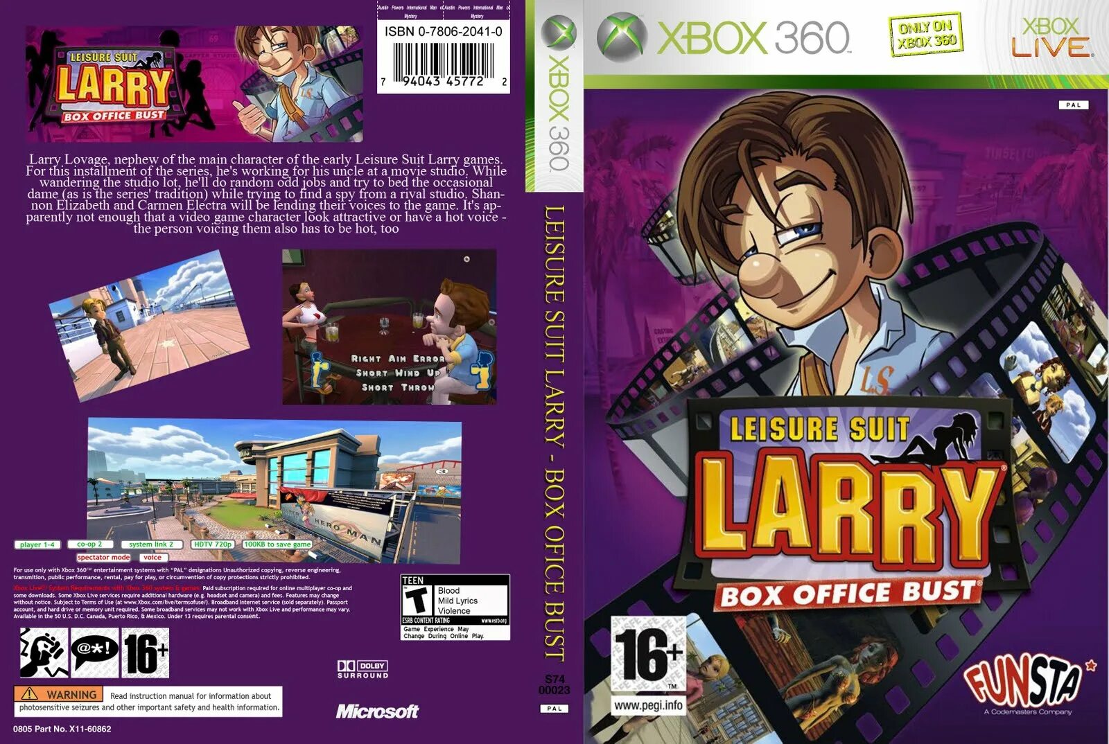 Larry box. Leisure suit larry: box office bust. leisure suit larry box office bust 18. xbox 360 leisure suit larry box office bust обложки. leisure suit larry box office bust (xbox 360) lt+3.0.