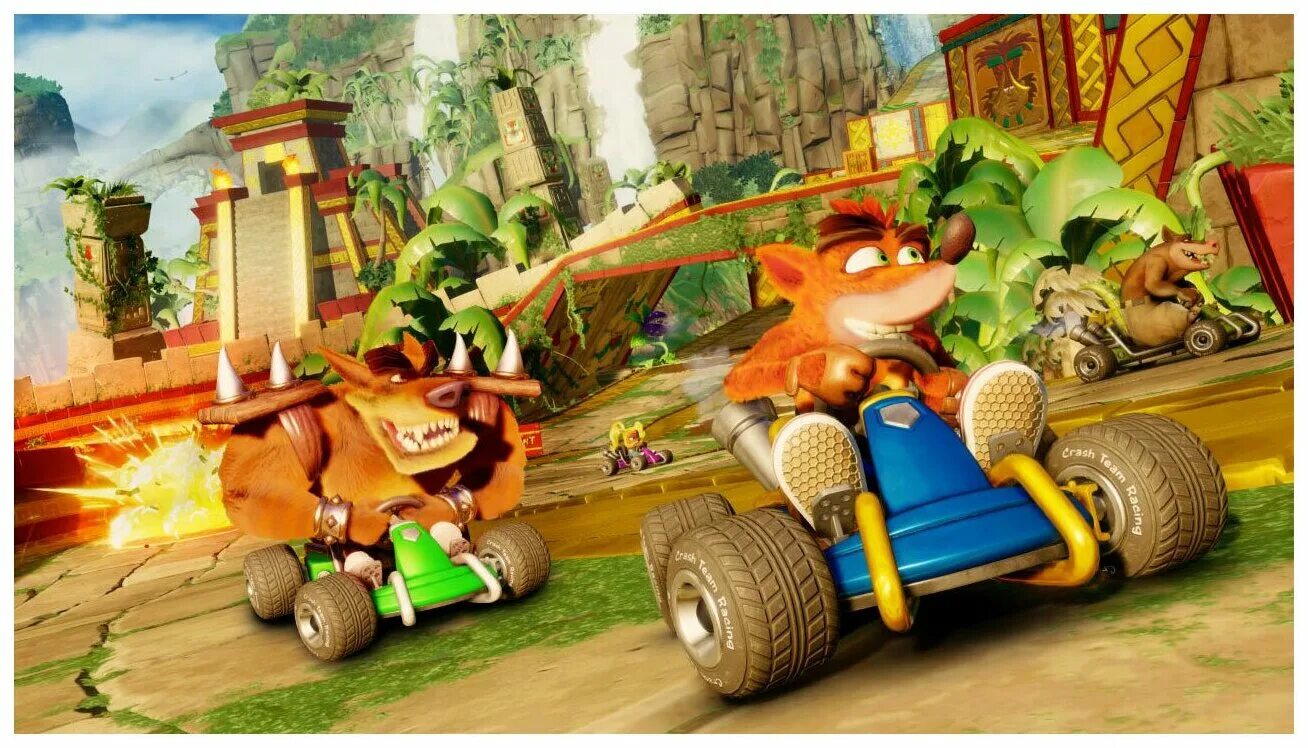 Crash game racing. Крэш бандикут гонки. crash team racing nitro-fueled ps4. ctr nitro fueled ps4. crash bandicoot гонки ps4.