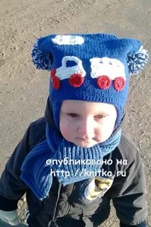 Связать шапку для мальчика 3