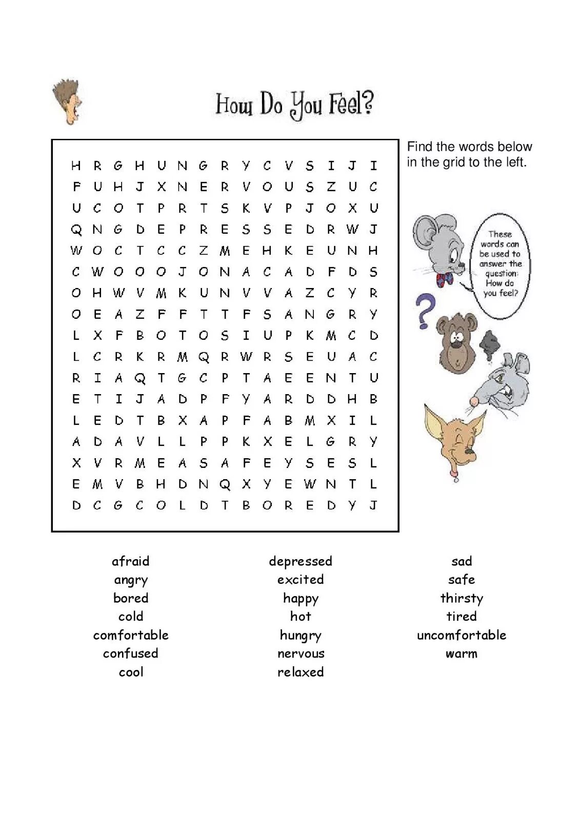 Feelings Wordsearch. Emotions Wordsearch. Emotions Wordsearch for Kids. Worksheet emotions Wordsearch.