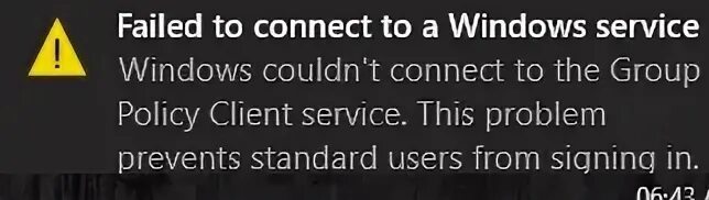 Couldn t connect