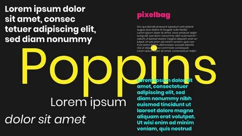 Popping font