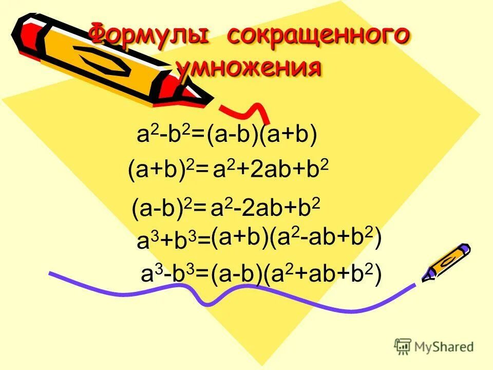 Тема преобразование целых выражений