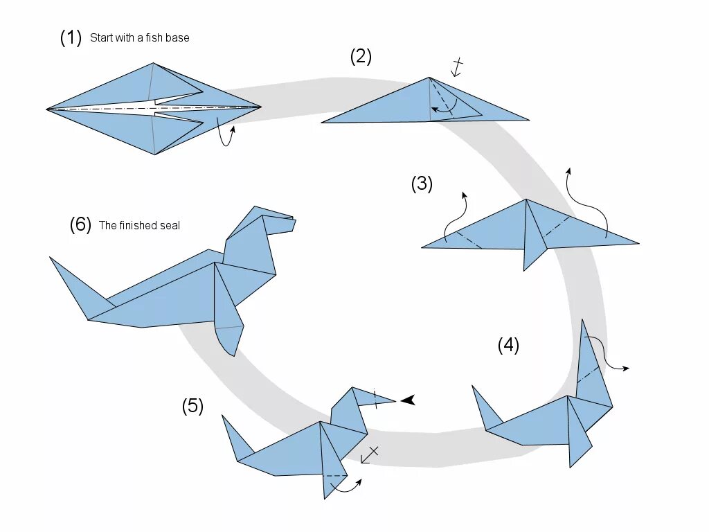 Оригами тюлень из бумаги для детей. Оригами тюлень из бумаги схемы для детей. Оригами тюлень схема для детей. Оригами морские животные.