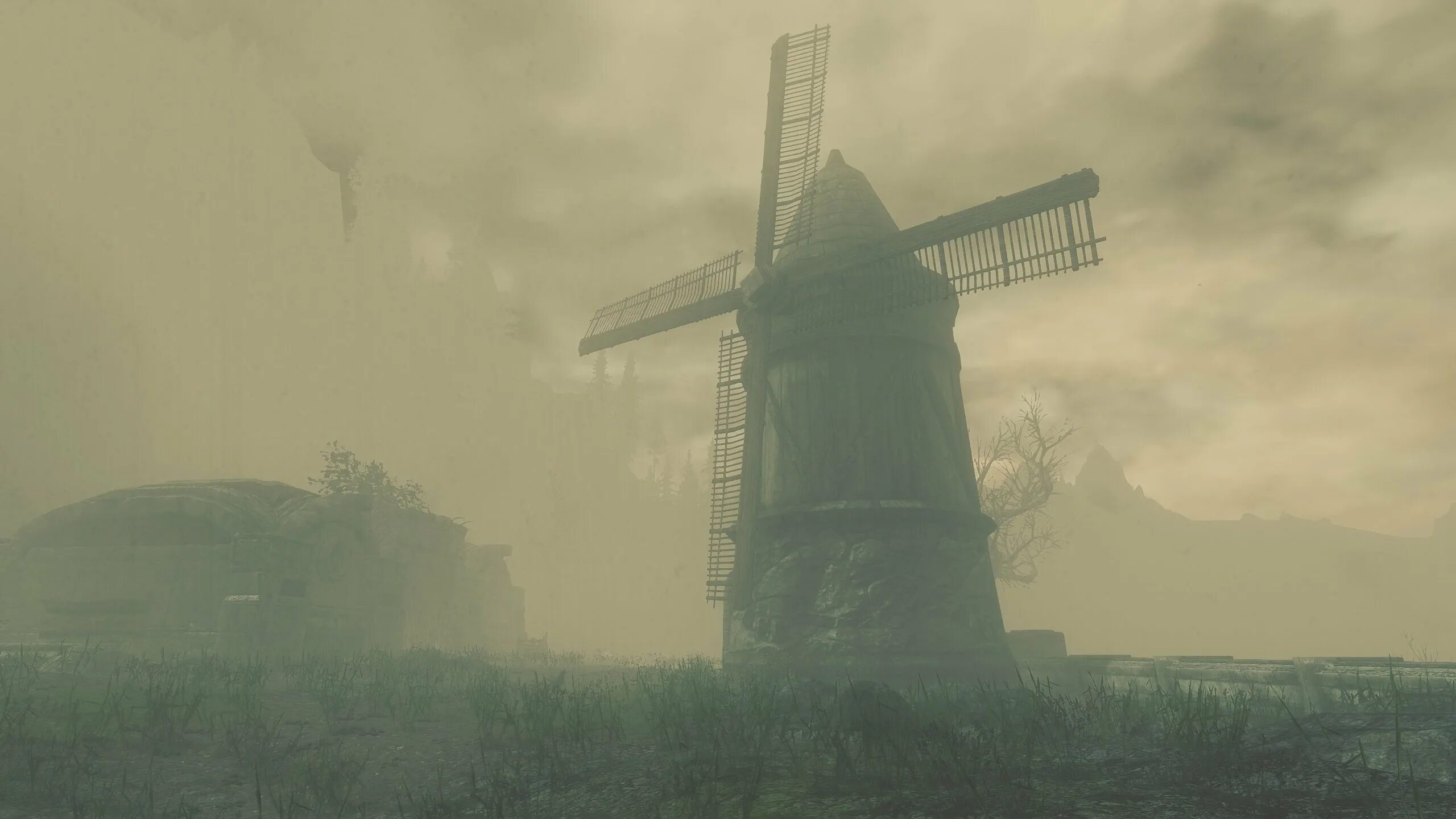 Игра где туман. Сайлент Хилл туман. Fallout 4 туман. Skyrim туман мод. Объемный туман.