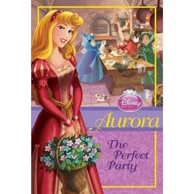 Книга платье принцессы. Книга про принцессу Аврору. Disney Princess Aurora the perfect Party. Princess Aurora book Holiday.