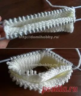 Полая резинка на круговых спицах