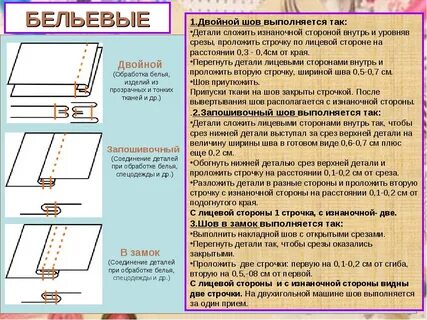 Как правильно обработать швы
