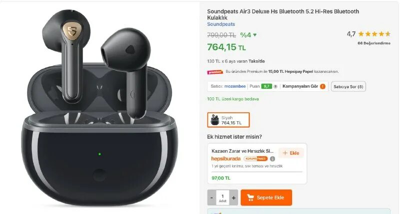 Soundpeats air3 deluxe hs