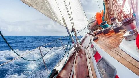 Вид с корабля на море