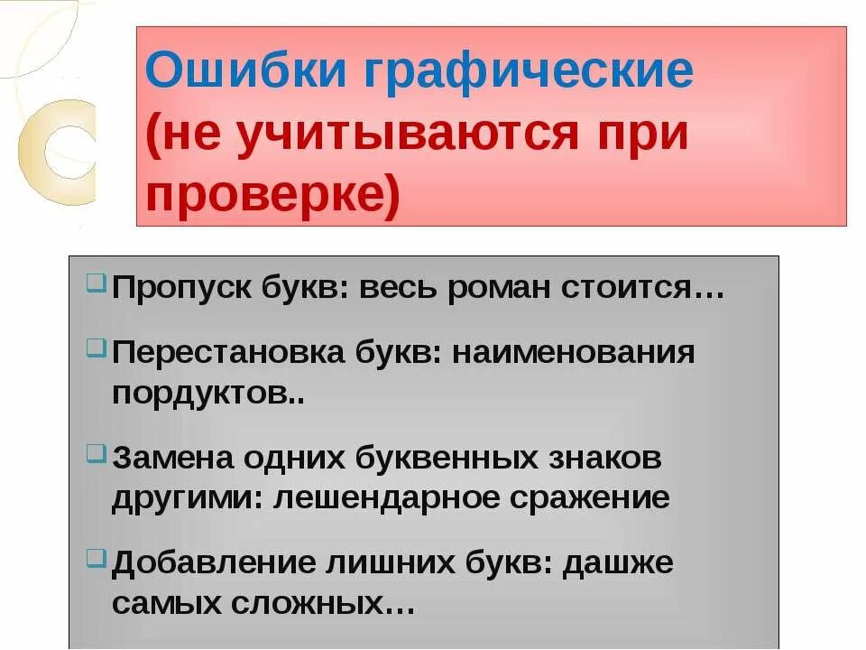 Русский не будут учитывать. Графические ошибки. Пропуск буквы в слове вид ошибки. Графические ошибки в русском языке. Пропуск замена букв.