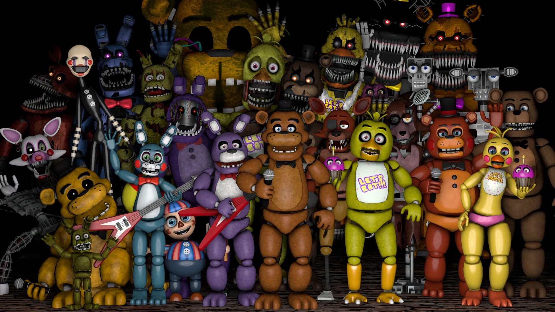 Фнаф взломка. Игра Файв Найтс Фредди. Five Nights at Freddy's АНИМАТРОНИКИ. Игра АНИМАТРОНИКИ 5 ночей с Фредди. ФНАФ 1.