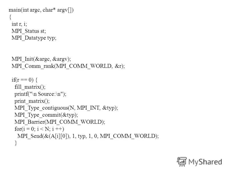 Int argc. Int argc