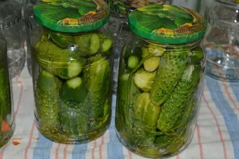 Огурцы маринованные с закручивающейся крышкой