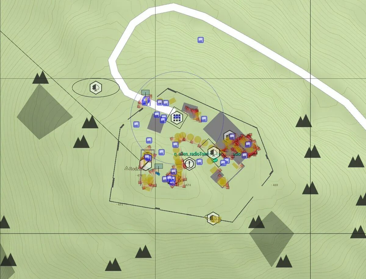 Contacts map