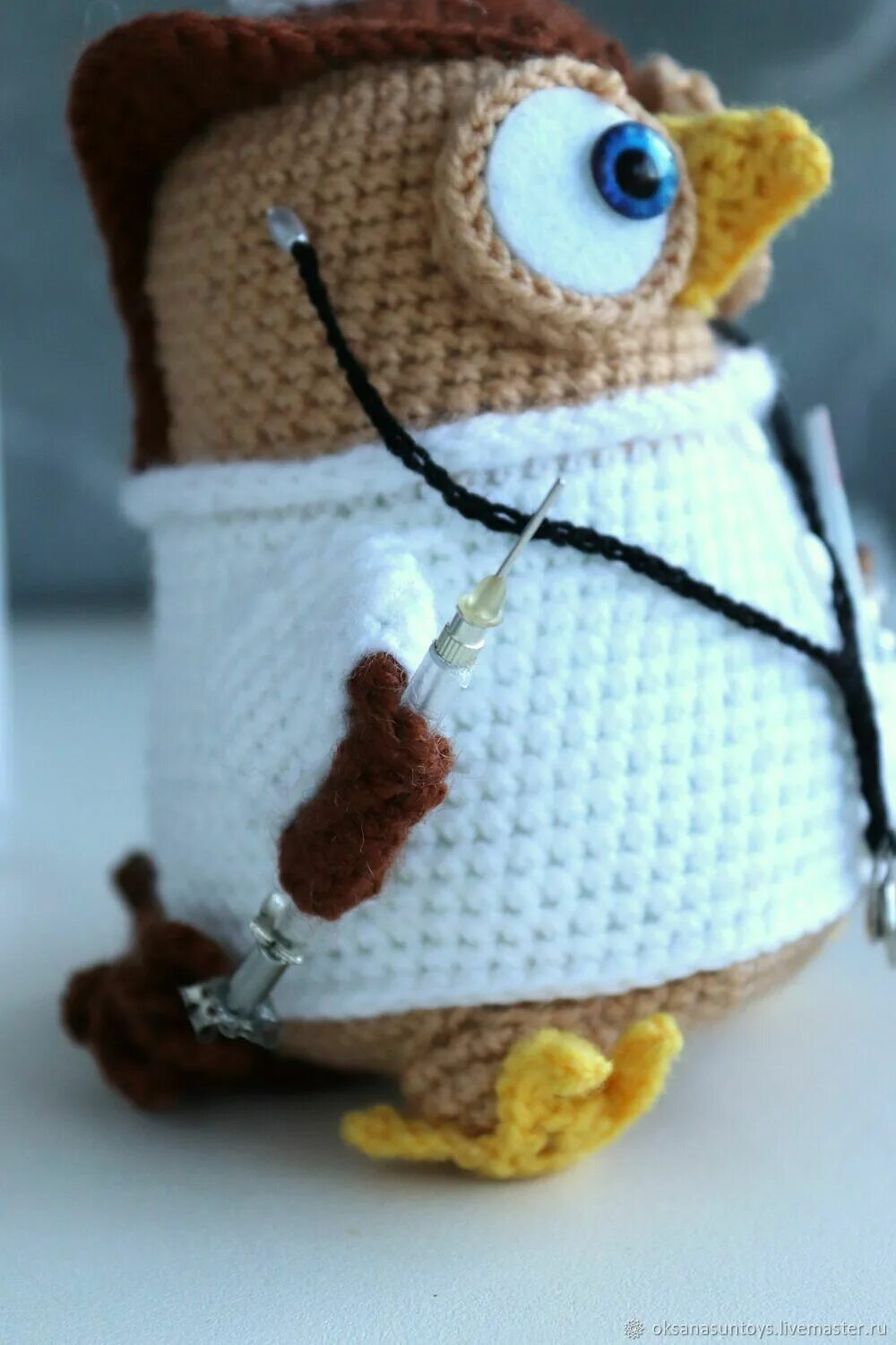 Сова доктор крючком. Амигуруми сова доктор. сова врач крючком. амигуруми доктор крючком.