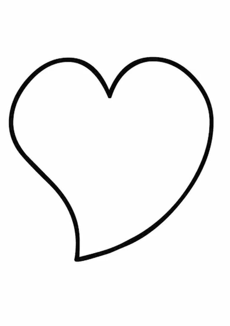 Сердечко на 4 листах. Сердце контур. сердце шаблон. сердце трафарет для вырезания. трафарет сердечко для вырезания.