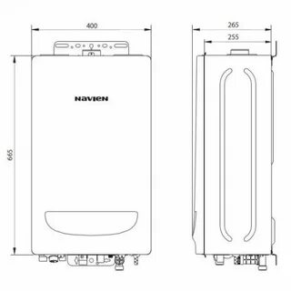 Navien котел размеры