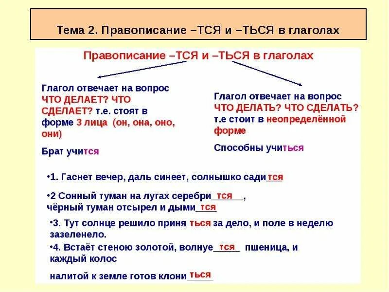 Правописание тся ться урок. Написание тся и ться в глаголах. Правило написания тся и ться в глаголах. Таблица тся и ться в глаголах. Таблица правописание тся и ться в глаголах.