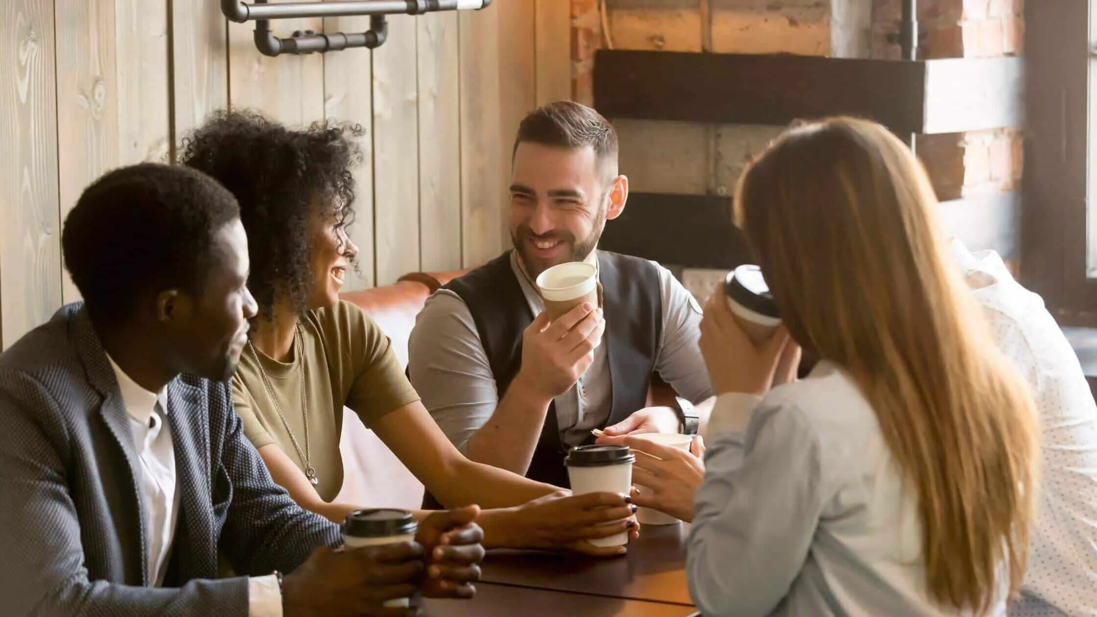 Socialize Aligners. Leave a Tip? In Cafe. Staying.
