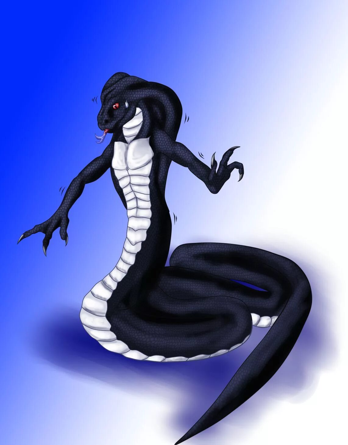 Как превратиться в змею. Snake Naga Transformation. Превращение в змею. Трансформация в змею.