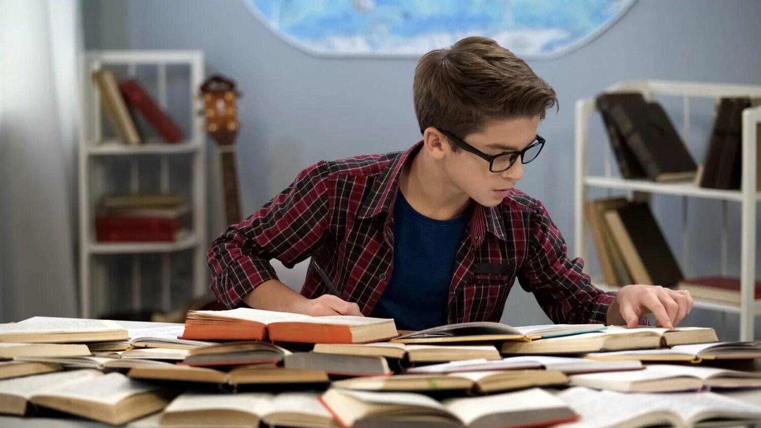 Hard working student