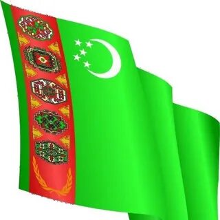 Флаг туркмении