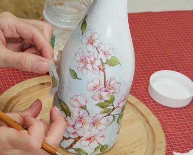 Декупаж салфетками для начинающих пошагово с клеем