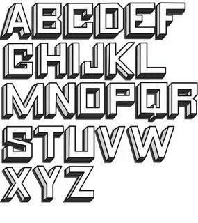 Карандаш английскими буквами