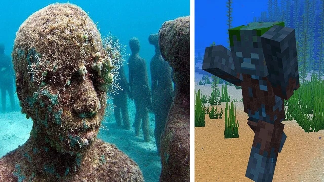 Как выглядит реальные мобы minecraft mobs in real life YouTube