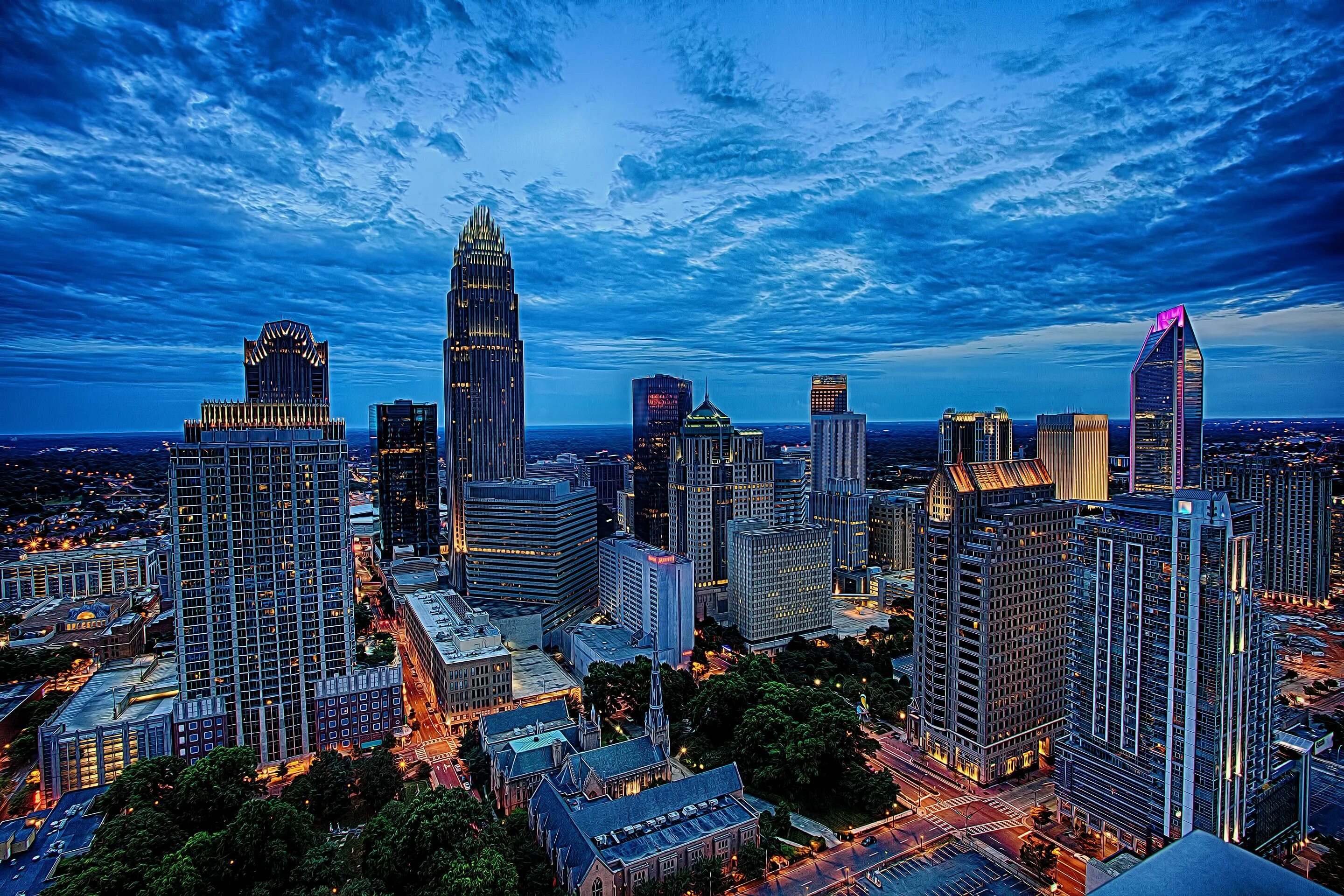 North Carolina город Charlotte. Шарлотт США. This is our city