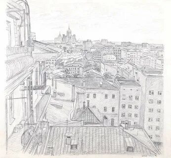 Графика окна город