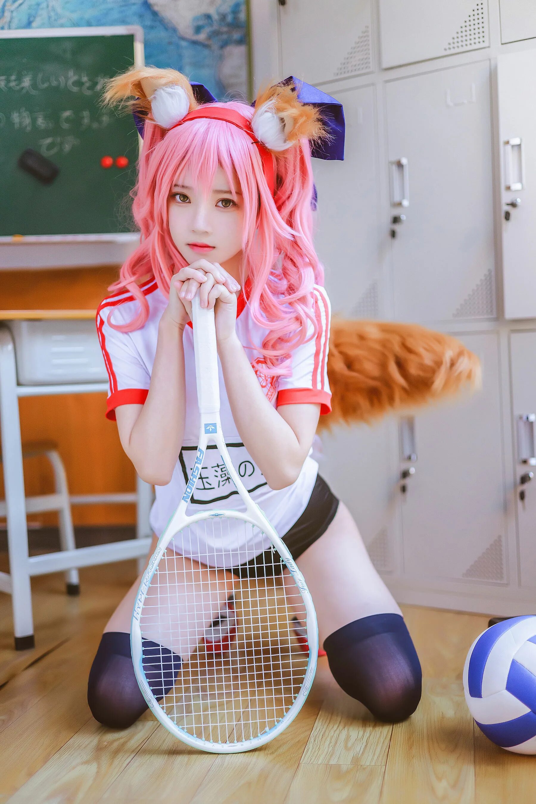 Sakura Momo косплей. Leah Meow Сакура. Cherry Neko. 桜桃喵 Cosplay.