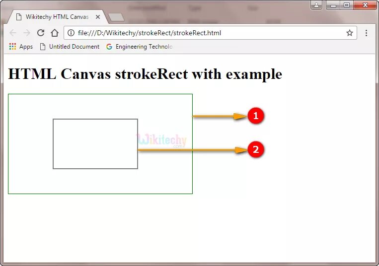 Canvas html примеры. Программирование html5 Canvas. STROKERECT. Canvas html рисование путей.