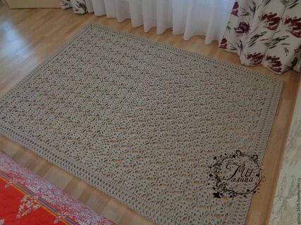 Прямоугольные коврики из шнура