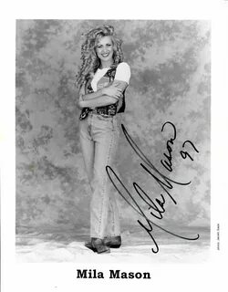 Mila Mason Signed Publicity 8x10 #2 Photo Dallas Mall