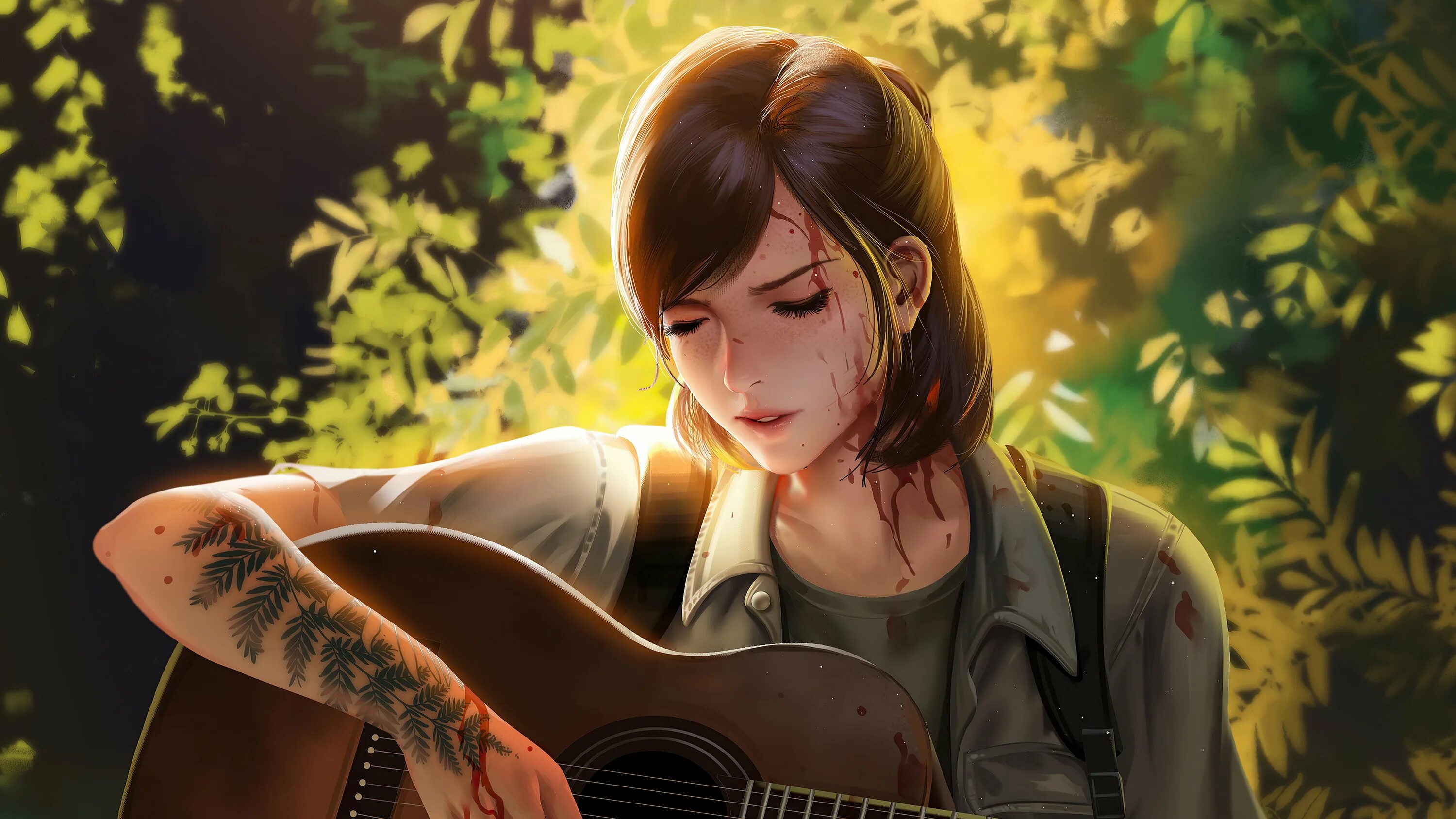 Элли the last of us. Ellie Williams. The last one artwork by Wallpaper. Wallpaper 1920x1080 Full HD last of us.
