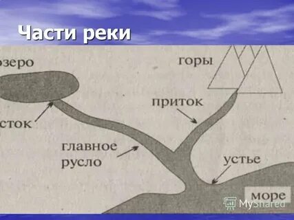 Схема реки картинки