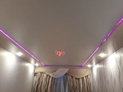 Установка натяжных потолков в нижнем