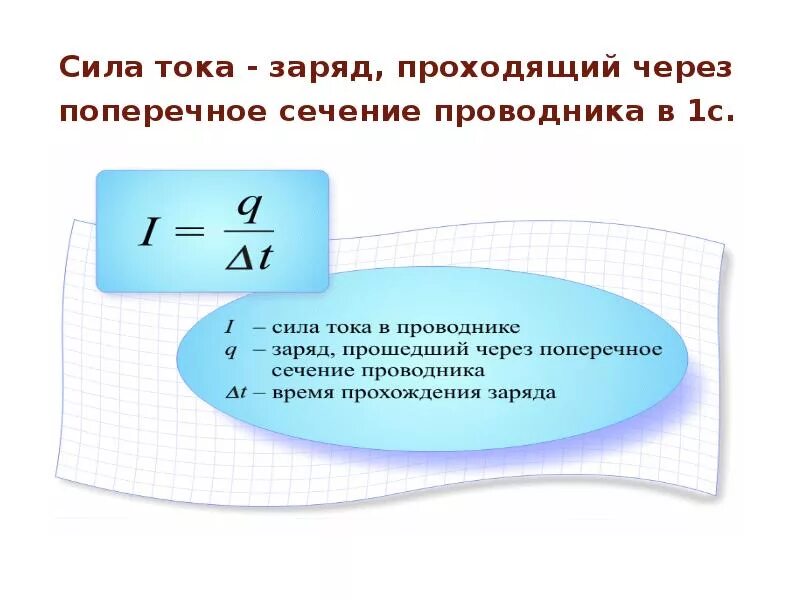 Напряжение через сечение. Формула расчета силы тока через заряд. формула нахождения силы тока в физике. поперечное сечение проводника формула физика. основная формула силы тока в физике.